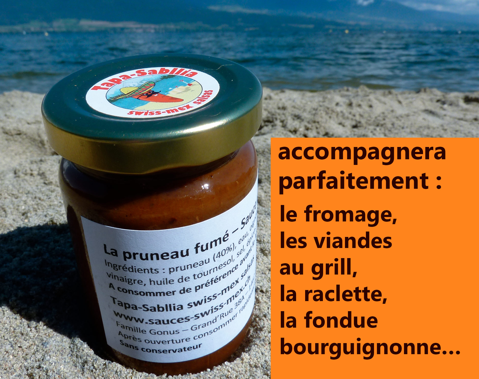 sauce artisanale piquante aux pruneaux